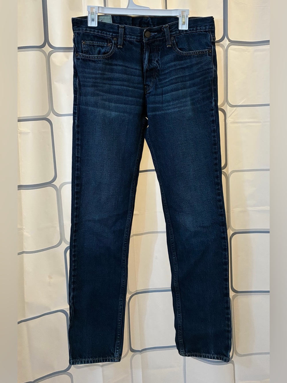 Hollister Men's Dark Indigo Straight Jeans